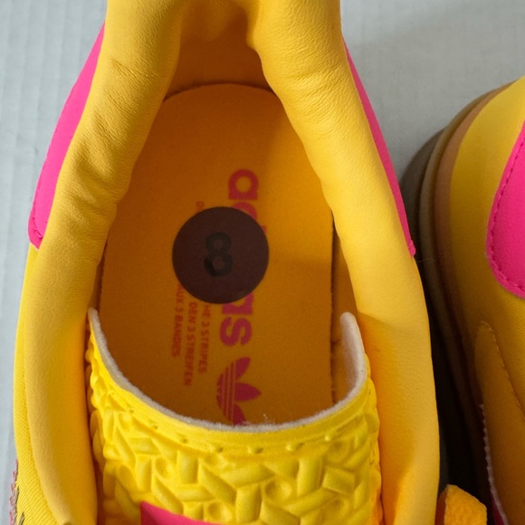 adidas Gazelle Bold Womens Sneaker Spark Lucid Pink Sz 8 NWT - Picture 13 of 14